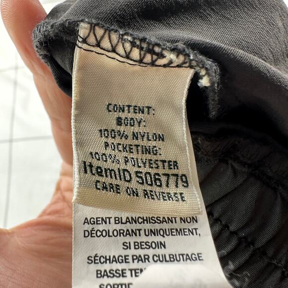 L.L. Bean Skirt Womens Large Black Nylon Hiking Outdoor Trail Modest Active Trek - Picture 4 of 9